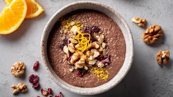 Pudin de chía y chocolate