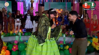 Daniela Darcourt confirma romance con cantante de Zaperoko: “Tiene un ángel, algo”. Captura: América TV.