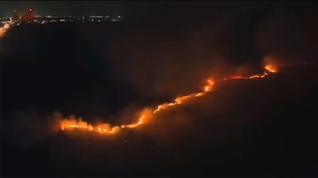 Incendio forestal en el Parque