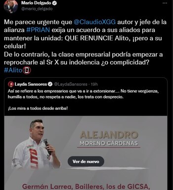 Delgado Carrillo se volvió a