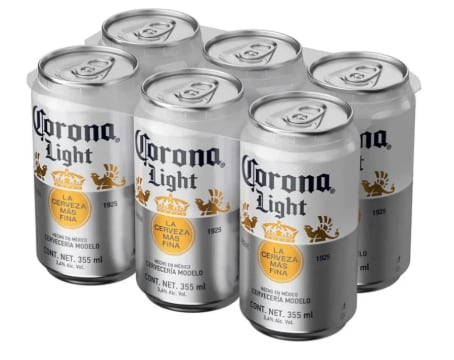 El etiquetado de Corona Light cumple con los estándares legales y le permite portar el sello de bajo contenido energético avalado por Profeco. (corona.com)