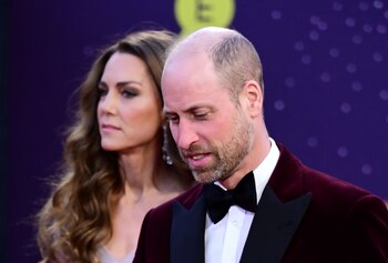 Los príncipes de Gales en los premios Bafta 2026. (Grosby Group)