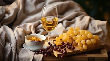 Una copa de vino tinto