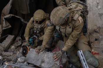 Ataques de Israel contra Hamas en el sur de Gaza