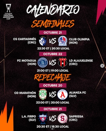 CD Marathón y Alianza FC abrirán la serie de Play-In en el estadio Olímpico Metropolitano de San Pedro Sula. (Cortesía: Concacaf)