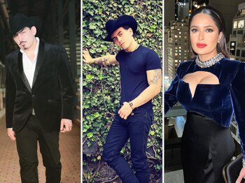 Portada José Manuel Figueroa, Julián Figueroa, Joan Sebastian, Maribel Guardia y Salma Hayek