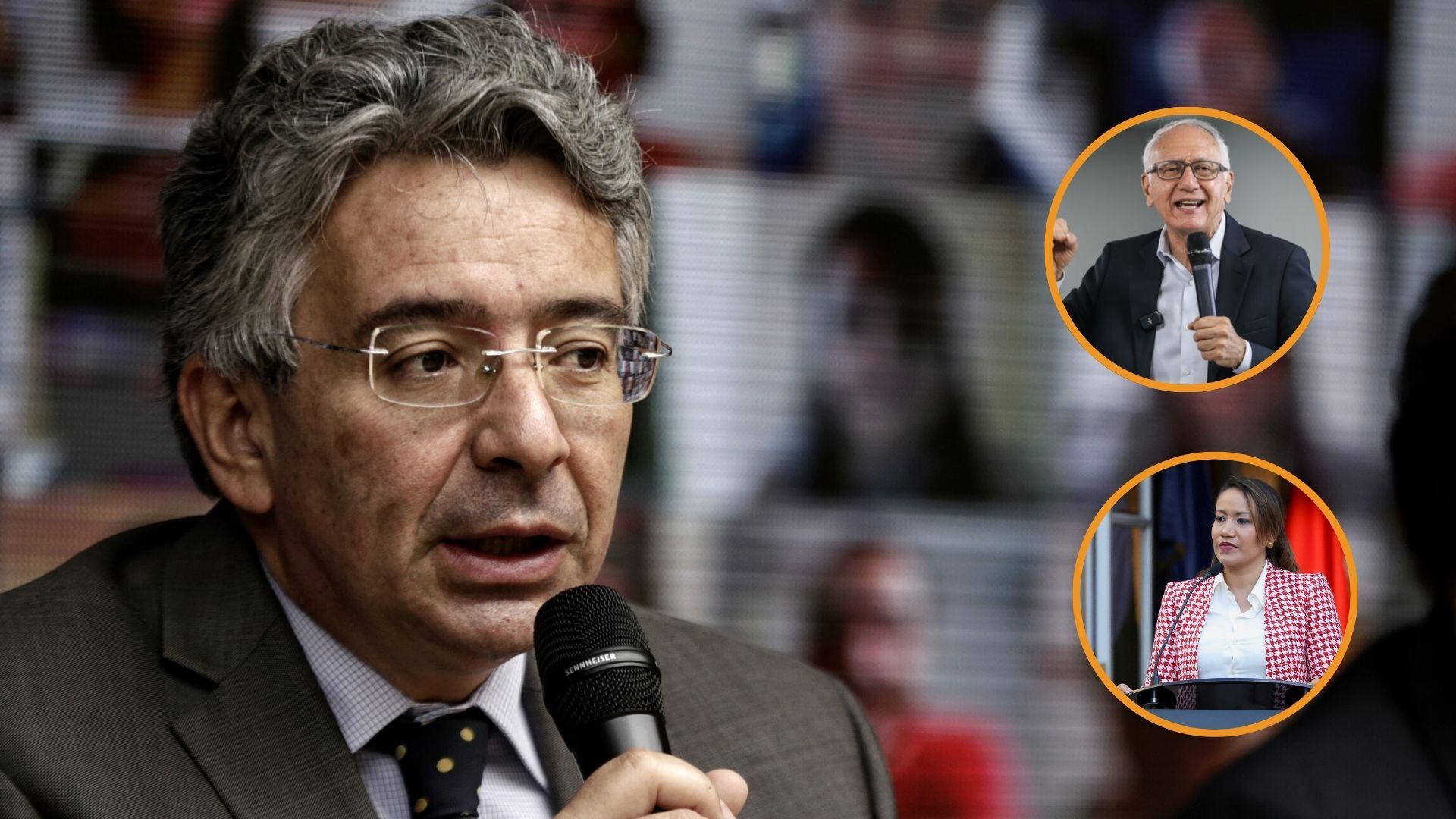 Enrique Gómez culpó a Guillermo Alfonso Jaramillo y Carolina Corcho por crisis en el sistema de salud - crédito Montaje Infobae