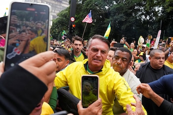 Una multitud acompañó al ex