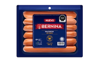 Salchichas de pavo, marca BERNINA