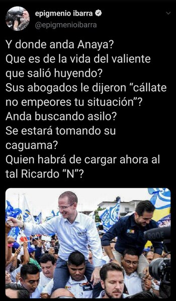 El periodista y productor cuestionó