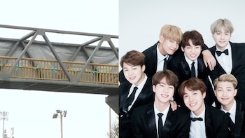 BTS en Lima: cubren puente peatonal cerca al estadio San Marcos que impide ver el concierto desde fuera