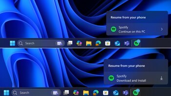 Alerta de reanudación. Si no