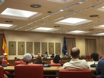10/09/2026 Representantes políticos reivindican la Ley para la Reforma Política, 50 años después, en el Congreso de los diputados a 11 de septiembre de 2026 (Madrid).
POLITICA