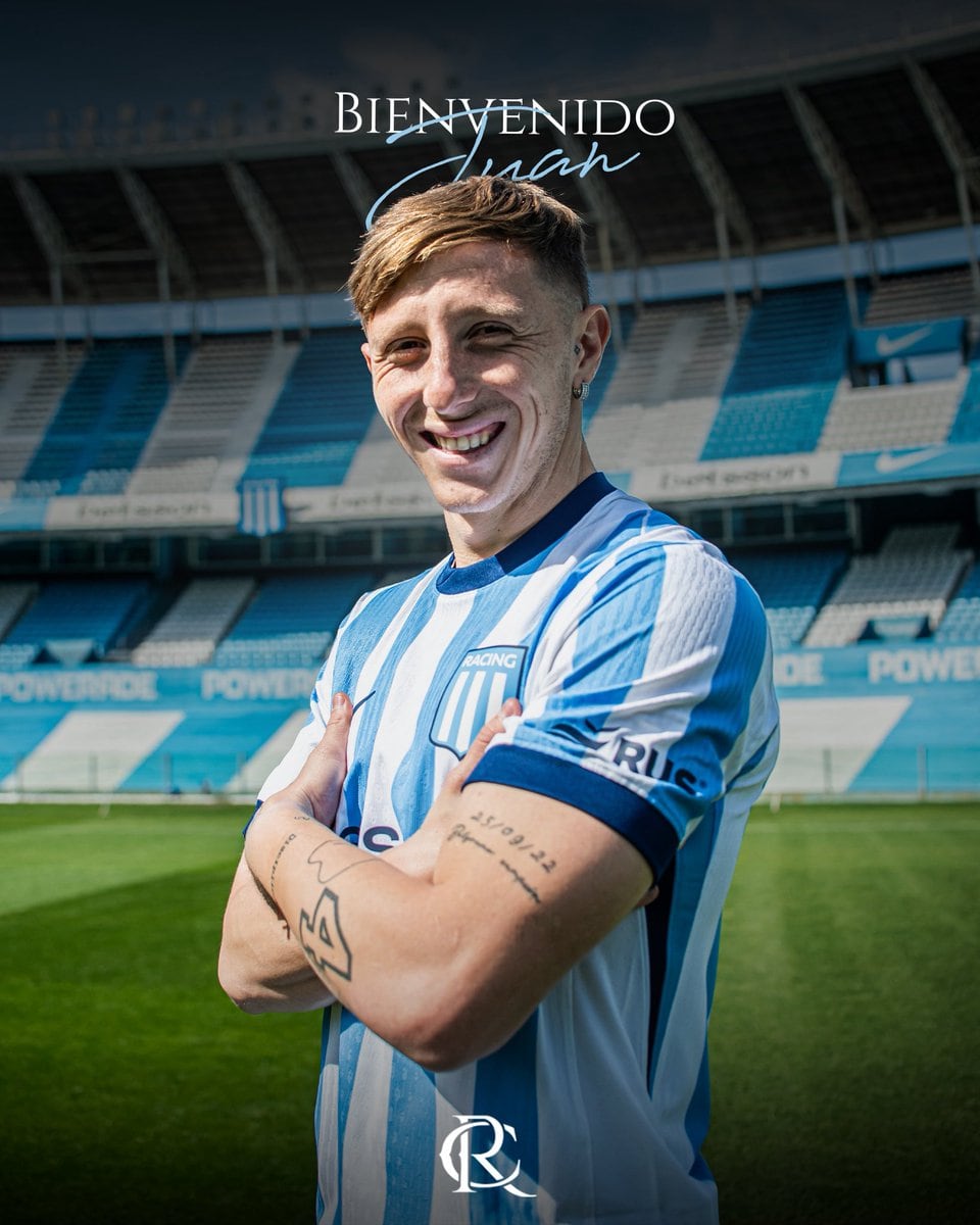 Juan Barinaga es la nueva incorporación de Racing (@RacingClub)