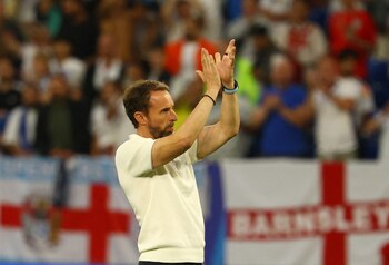 Gareth Southgate en una de