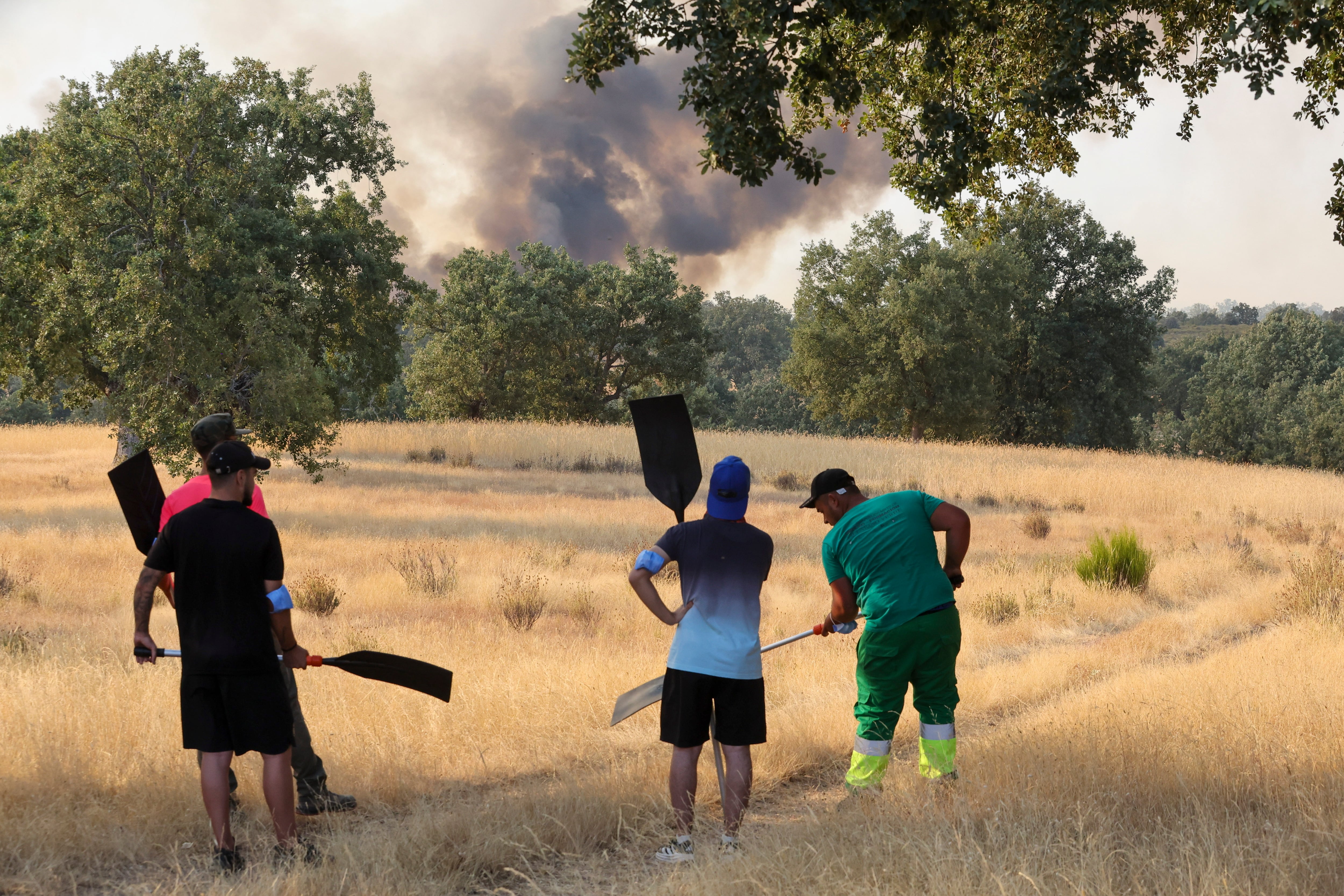 Última hora de los incendios en España, en directo | Los dos detenidos por el fuego de Almorox quedan en libertad provisional con prohibición de salir del país
