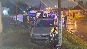 La VW Suran que embistieron