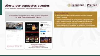 Verificar carteleras oficiales evita caer