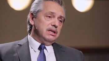 El presidente electo, Alberto Fernández