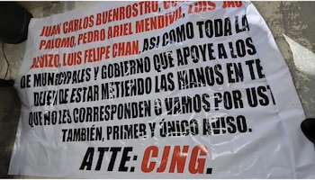 Manta localizada en el municipio