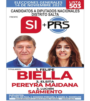 Foto: Boleta del Frente SI