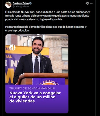 Gustavo Petro - crédito @petrogustavo/X