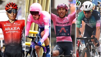 Estos son los ciclistas que