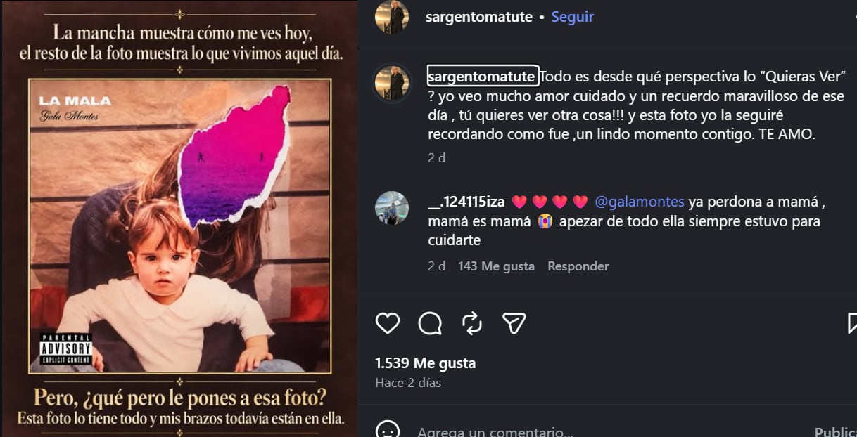 La portada del álbum