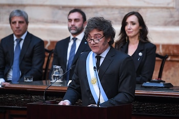 Javier Milei presenta el presupuesto Nacional en el Congreso de la Nación