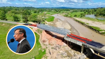 Gustavo Petro anunció la entrega de puente en Antioquia y lanzó indirecta a los “megarricos” en medio del debate por la emergencia económica
