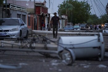 El paso de Hilary dejó