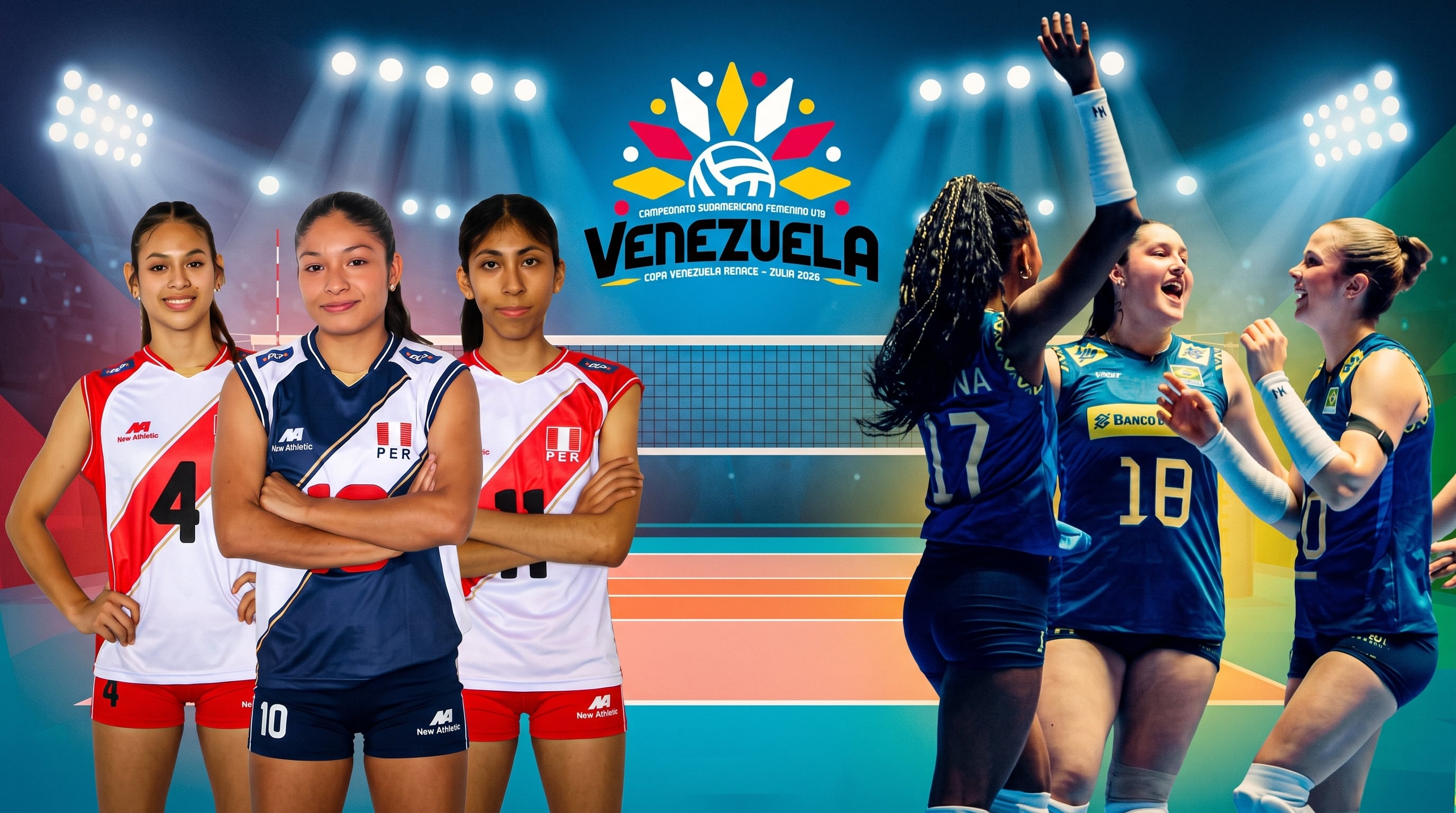 ¿A qué hora juegan Perú vs. Brasil por las semifinales del Campeonato Sudamericano Sub 19 de Vóley 2026