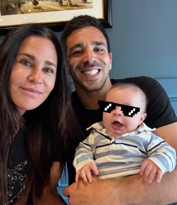 Carolina Baldini mostró cómo creció su nieto Tullio