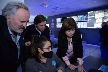 Patricia Bullrich, con Joaquín de