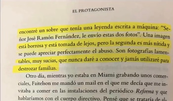 Fuerte acusación de José Ramón a Faitelson en su reciente libro.