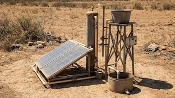 Energía solar y filtros cerámicos: así funciona el innovador dispositivo que hace posible agua potable en zonas vulnerables