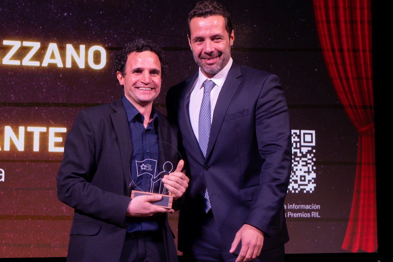Ezequiel Rogante, Coordinador de Comunicación y Prensa de la Municipalidad de Santa Catalina, Córdoba, junto a Juan Mazzón de Banco Macro