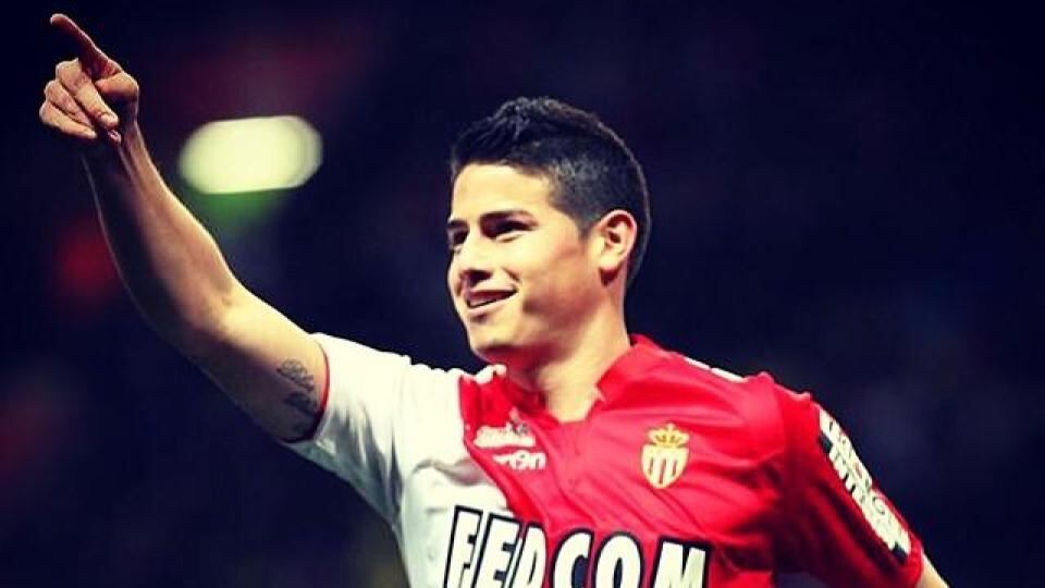 James Rodríguez llegó al AS Monaco para la temporada 2013/14 junto a Falcao García - crédito @jamesrodriguez/Instagram