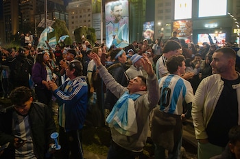 Festejos Argentina Inglaterra en el Mundial 2026 - Obelisco