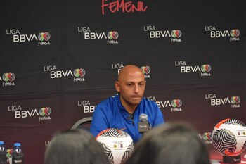El técnico azulcrema, Ángel Villcampa