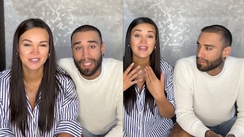 Angie Arizaga y Jota Benz