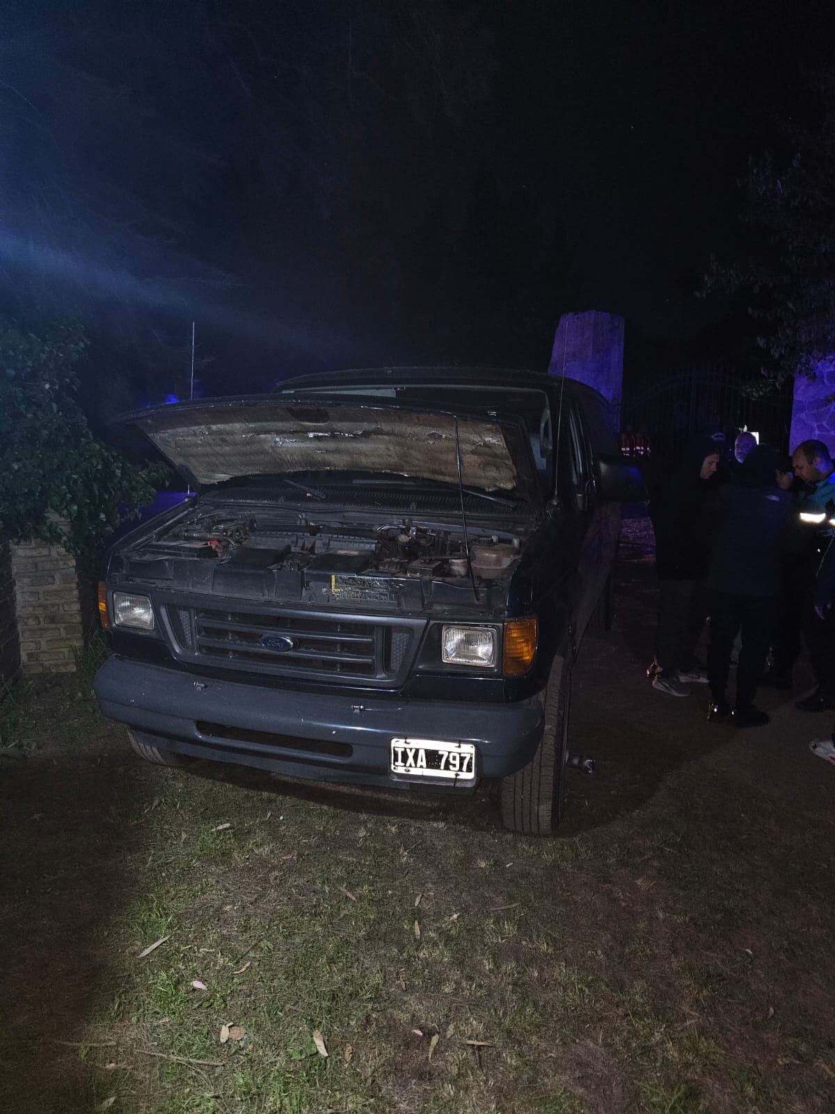 La camioneta secuestrada a Gustavo Mazzitelli