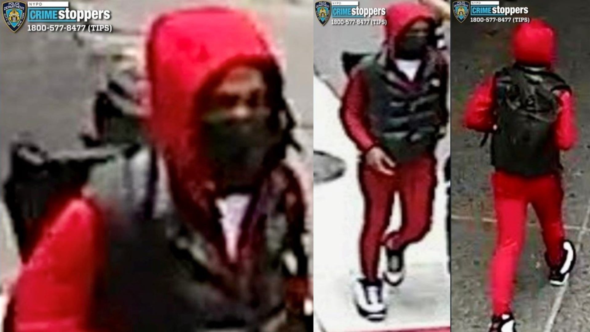 El principal sospechoso del asesinato huyó a pie, dirigiéndose hacia el norte por la 7ma Avenida (@NYPDnews)