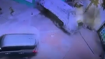 En video quedó registrado el