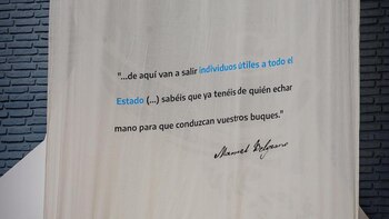 Una de las frases con