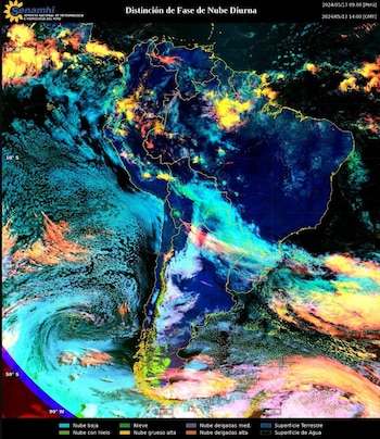 Tercer friaje en la selva