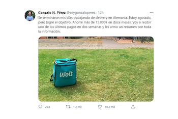 Gonzalo emigró con una visa