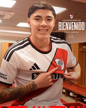 Refuerzos Tobías Andrada firmó en River Plate