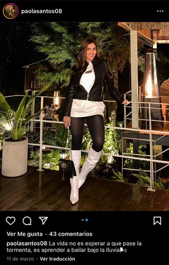 Paola Santos comparte en sus