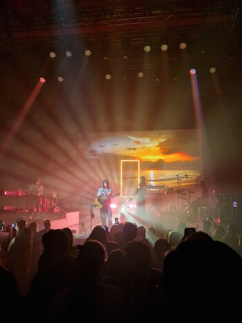 Mikel Izal en su concierto